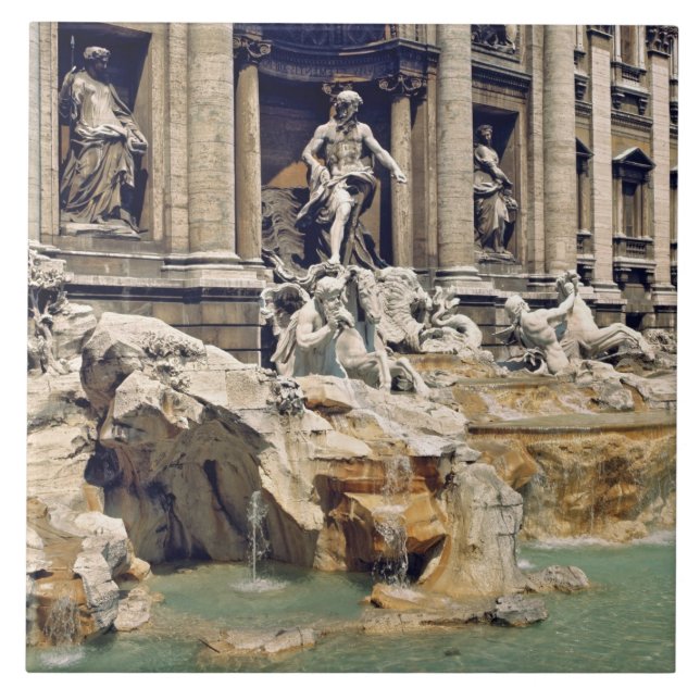 Europa, Italien, Rom. Münzstreu am Boden Fliese (Vorderseite)