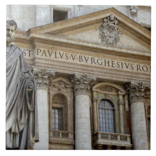 Europa, Italien, Rom. Petersdom (auch bekannt als  Fliese
