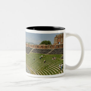 Europa, Italien, Sizilien, Taormina. 3. Jahrhunder Zweifarbige Tasse