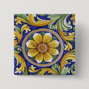 Europa, Italien, Sizilien, Taormina. Traditionell  Button