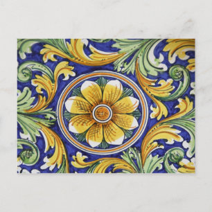 Europa, Italien, Sizilien, Taormina. Traditionell  Postkarte