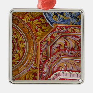 Europa, Italien, Sizilien, Taormina. Traditionell  Silbernes Ornament