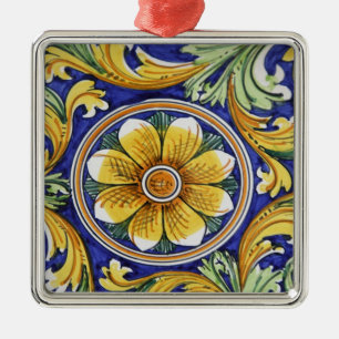 Europa, Italien, Sizilien, Taormina. Traditionell  Silbernes Ornament