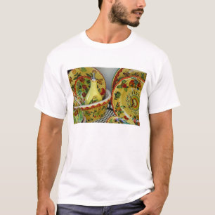 Europa, Italien, Sizilien, Taormina. Traditionell T-Shirt