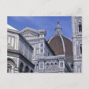 Europa, Italien, Toskana, Florenz Piazza del 2 Postkarte