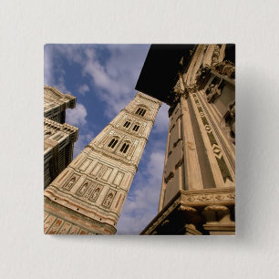 Europa, Italien, Toskana, Florenz. Piazza del 3 Button