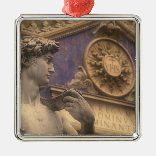 Europa, Italien, Toskana, Florenz, Piazza della Ornament Aus Metall (Vorne)