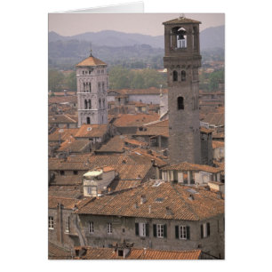 Europa, Italien, Toskana, Lucca, Stadtpanorama