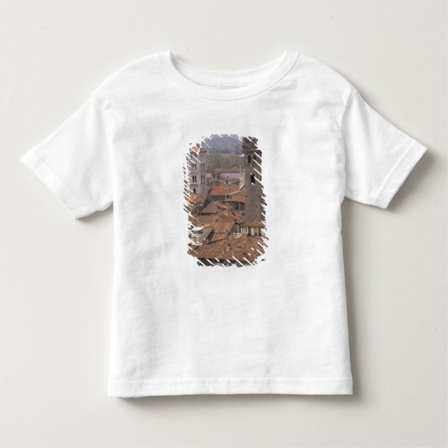 Europa, Italien, Toskana, Lucca, Stadtpanorama Kleinkind T-shirt (Vorderseite)