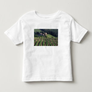 Europa, Italien, Toskana. Malerische Villa Zypern. Kleinkind T-shirt