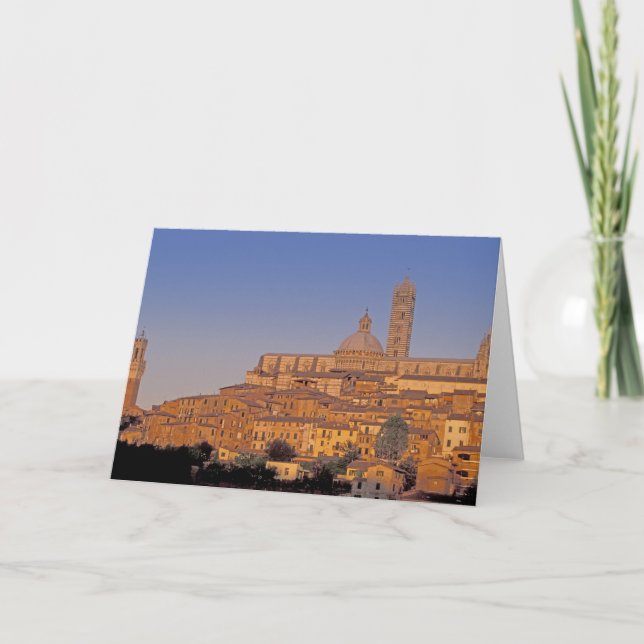 Europa, Italien, Toskana, Siena. 13. Jahrhundert 3 Karte (Vorderseite)