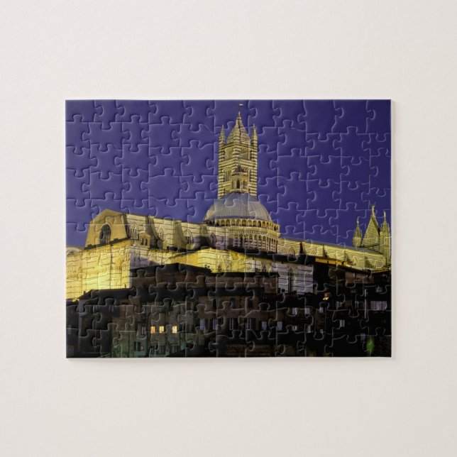 Europa, Italien, Toskana, Siena. 13. Jahrhundert Puzzle (Horizontal)