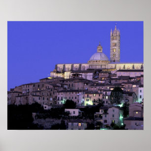 Europa, Italien, Toskana, Siena. C. Duomo und Poster