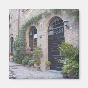 Europa, Italien, Umbrien, Civita, Traditionelles H Magnet