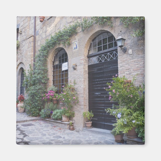 Europa, Italien, Umbrien, Civita, Traditionshaus Magnet (Vorne)