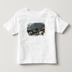 Europa, Italien, Valle d'Aosta, COURMAYEUR: Stadt Kleinkind T-shirt