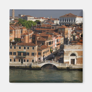 Europa, Italien, Venedig. Aussicht auf den Kanal.  Magnet