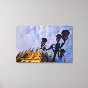 Europa, Italien, Venedig. Basilika der Byzantinisc Leinwanddruck