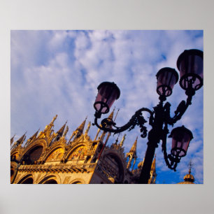 Europa, Italien, Venedig. Basilika und byzantinisc Poster