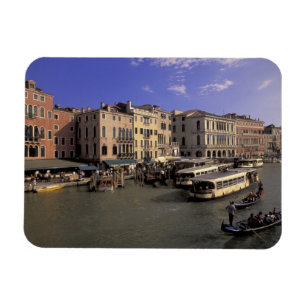 Europa, Italien, Venedig, Schiffsverkehr Rialto Magnet