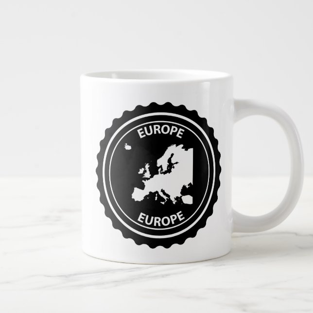 Europa Jumbo-Tasse (Rechts)
