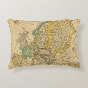 Europa-Karte durch Worcester Zierkissen