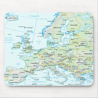 Europa-Karte Mousepad