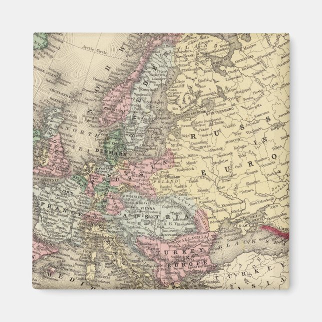 Europa-Karte von Mitchell Magnet (Vorne)
