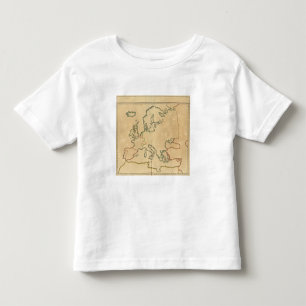 Europa-Kontur Kleinkind T-shirt