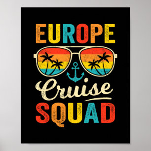 Europa-Kreuzfahrt-Gruppe 2025 Europäische Übereins Poster