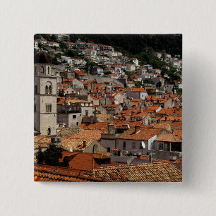 Europa, Kroatien. Die mittelalterliche Stadtmauer Button