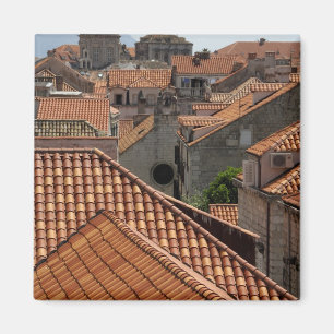 Europa, Kroatien. Mittelalterliche Stadt mit 2 Wän Magnet