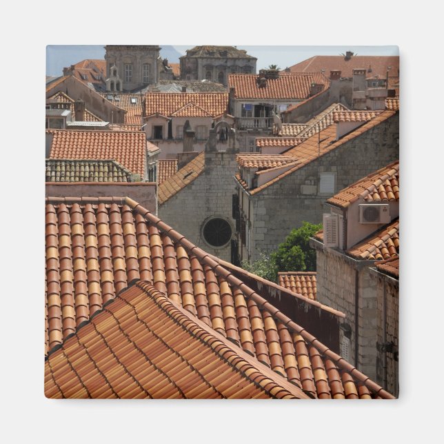 Europa, Kroatien. Mittelalterliche Stadt mit 2 Wän Magnet (Vorne)