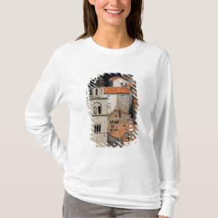 Europa, Kroatien. Mittelalterliche Stadtmauer von T-Shirt