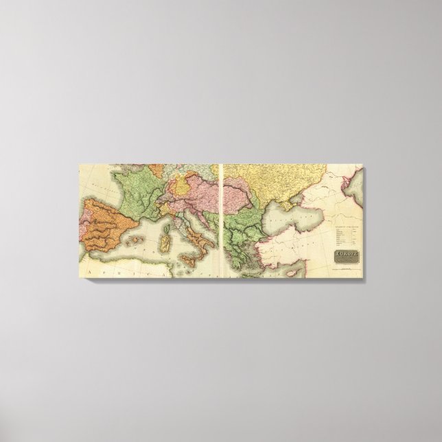 Europa Leinwanddruck (Vorderseite)