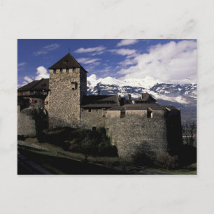 Europa, Liechtenstein, Vaduz. Schloss Vaduz, 2 Postkarte