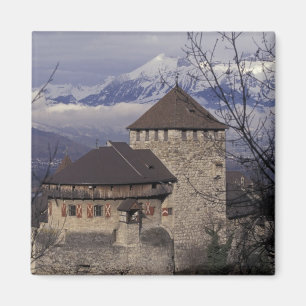 Europa, Liechtenstein, Vaduz Schloss Vaduz Magnet