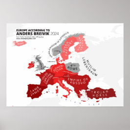Europa nach Anders Breivik Poster