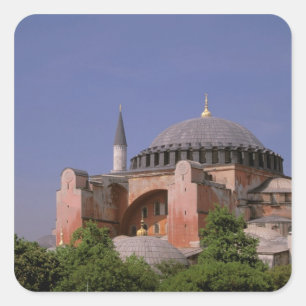 Europa, Naher Osten, Türkei, Istanbul. Aya Quadratischer Aufkleber