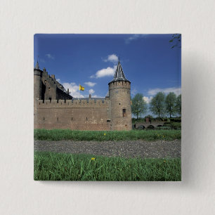 Europa, Niederlande, Schloss Muiden Button