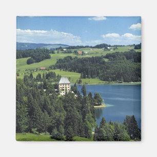 Europa, Österreich, Fuschl. Schloss Fuschl Magnet
