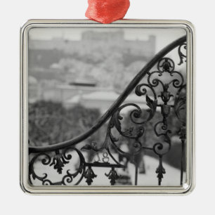 Europa, Österreich, Salzburg. Aussicht auf die Al Ornament Aus Metall