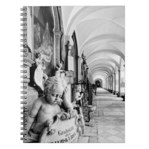 Europa, Österreich, Salzburg. Cherub und Denkmal 2 Notizblock