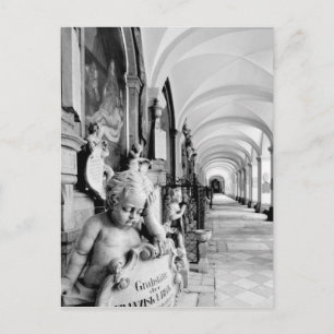 Europa, Österreich, Salzburg. Cherub und Denkmal 2 Postkarte
