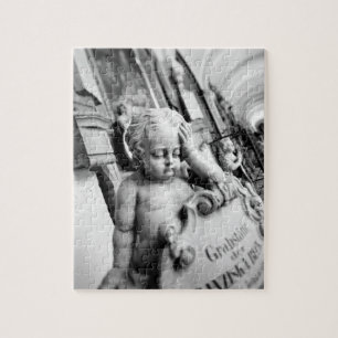 Europa, Österreich, Salzburg. Cherub und Denkmal 3 Puzzle