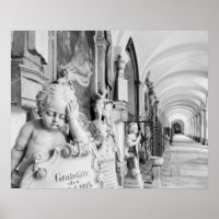 Europa, Österreich, Salzburg. Cherub und Denkmal