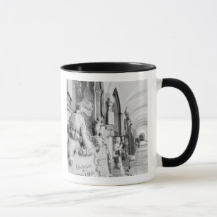 Europa, Österreich, Salzburg. Cherub und Denkmal Tasse