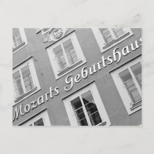 Europa, Österreich, Salzburg. Mozarts Geburtshaus Postkarte