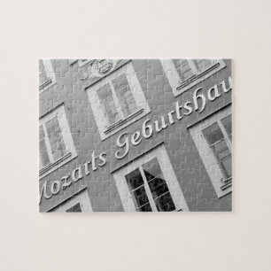 Europa, Österreich, Salzburg. Mozarts Geburtshaus Puzzle