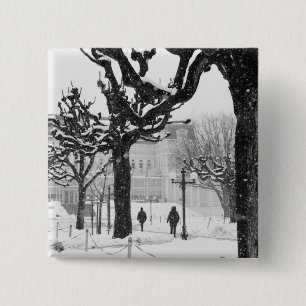 Europa, Österreich, Salzburg. Winter, Button